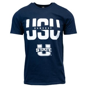 utah state usu gameday tshirt navy 23-34